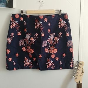 Embroidered Mini Skirt